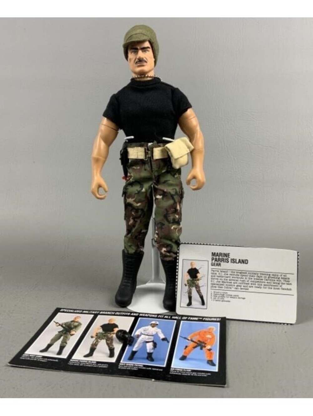 G.I. Joe Hasbro Action Figure With Dog Tag Camo Pants Boots And Accessories
